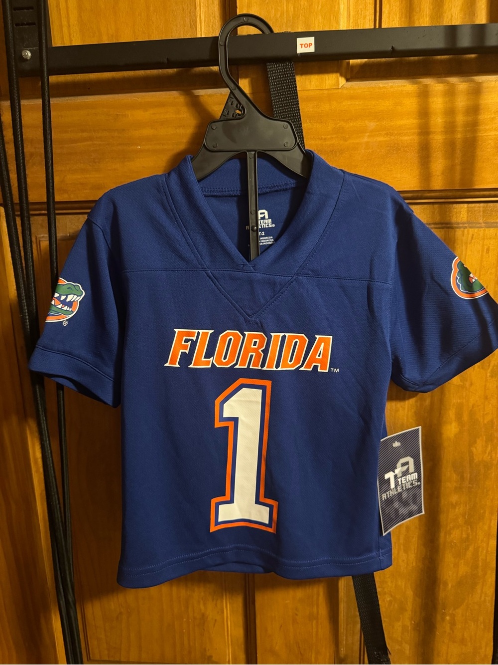 Florida Youth Blue #1 Football Jersey Top